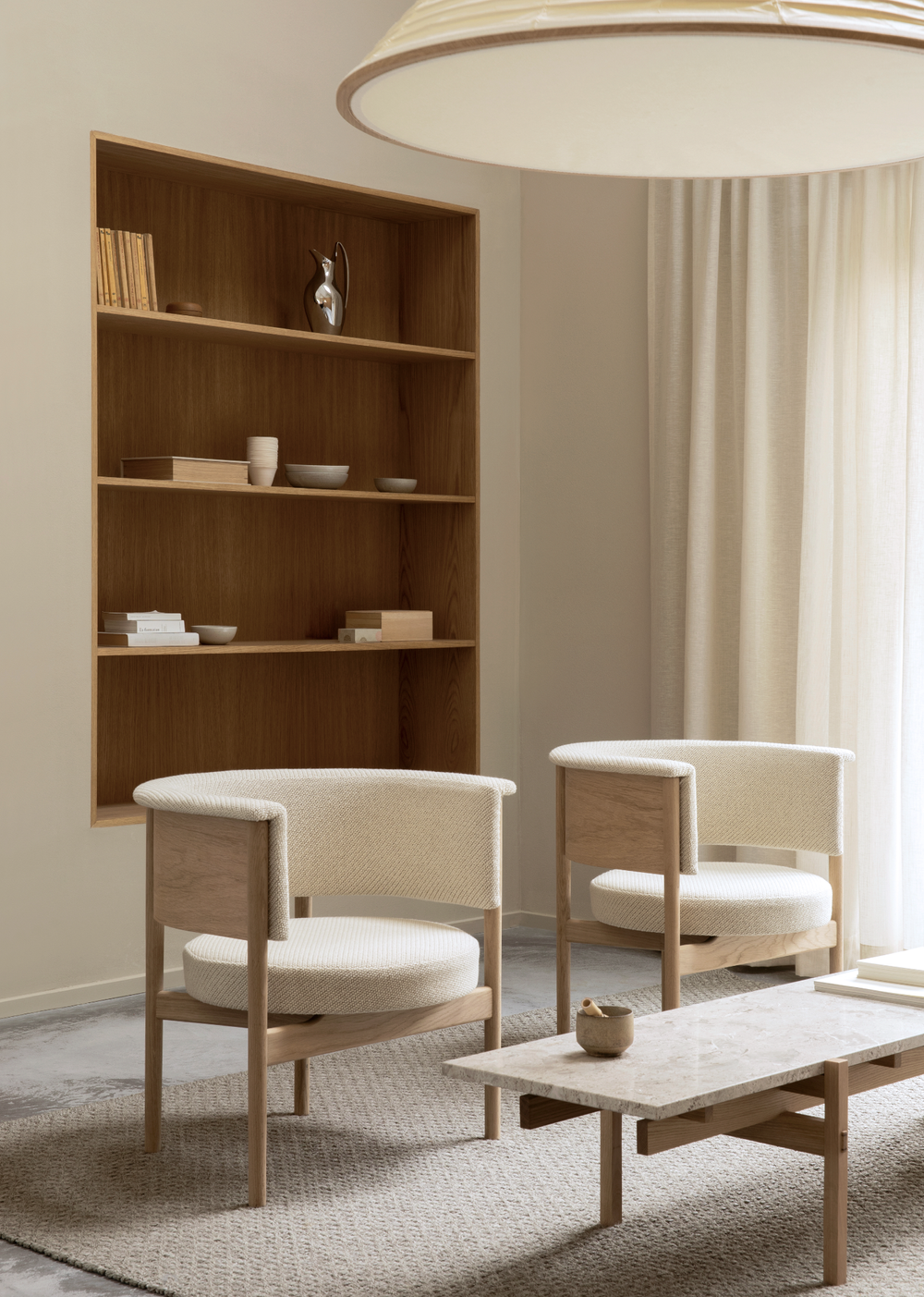 The N-CC01 lounge chair by Norm Architects for Karimoku Case The N-CC01 lounge chair by Norm Architects for Karimoku Case